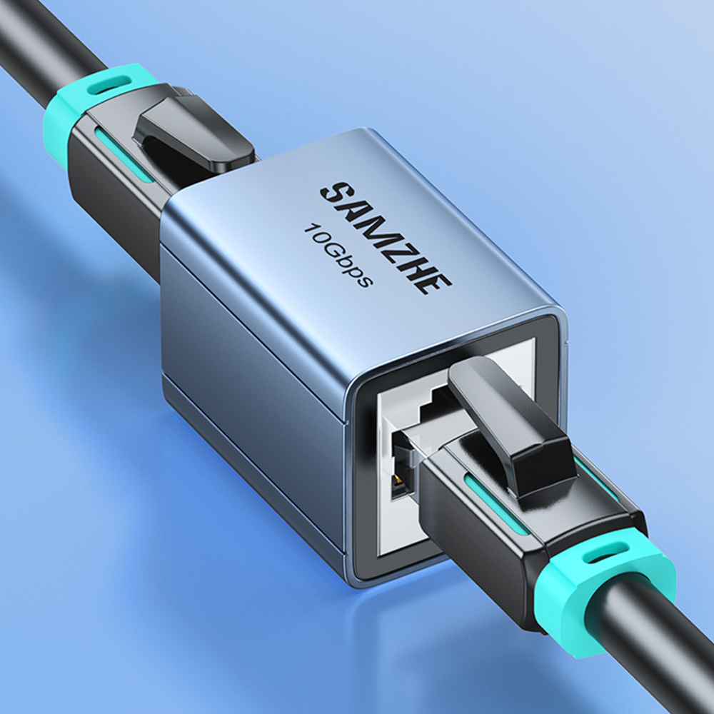 삼지 10Gbps RJ45 인터넷 랜 연장 젠더 키스톤 잭 커플러 LKWZ-01 - 상세 이미지 2