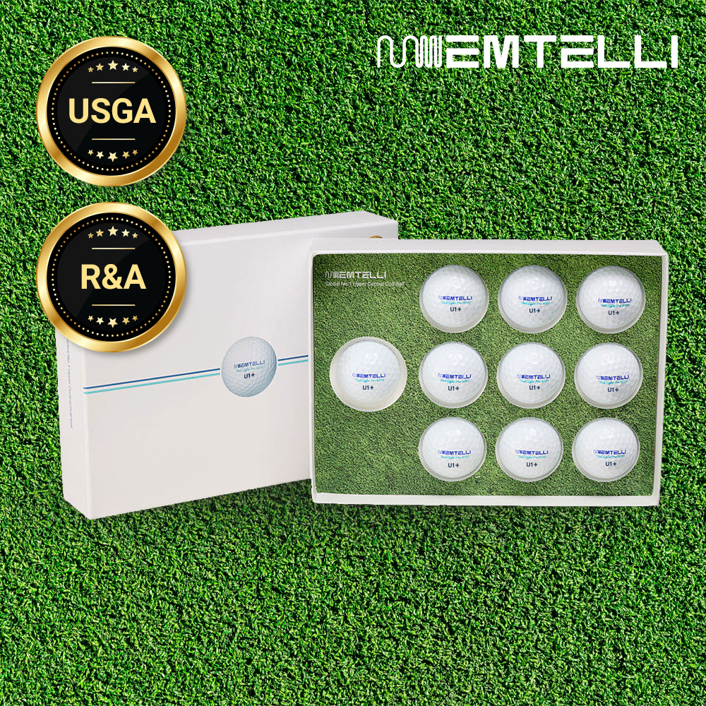 엠텔리 비거리 골프공 선물 3피스 우레탄 10개입