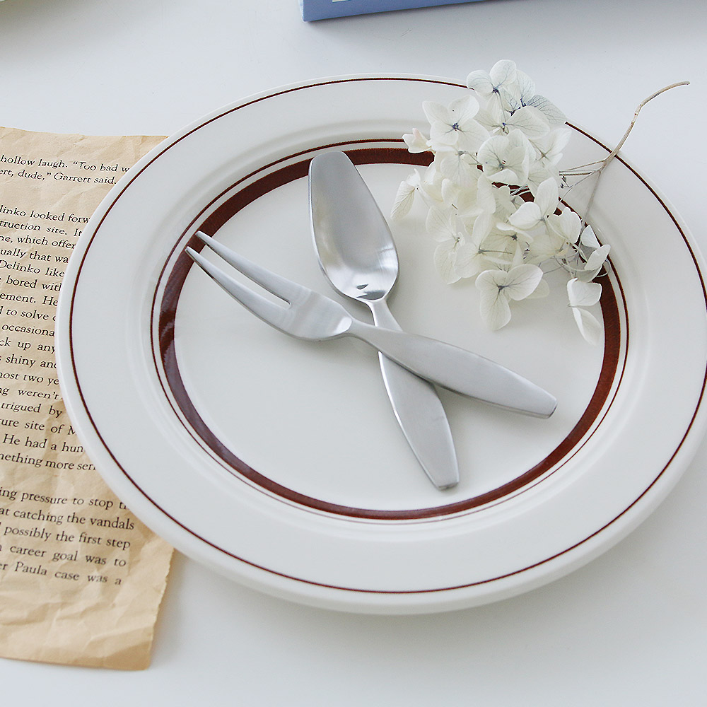 귀여운 모노라인 베이직 미니 티스푼 티포크 국내산 심플 스텐 커트러리