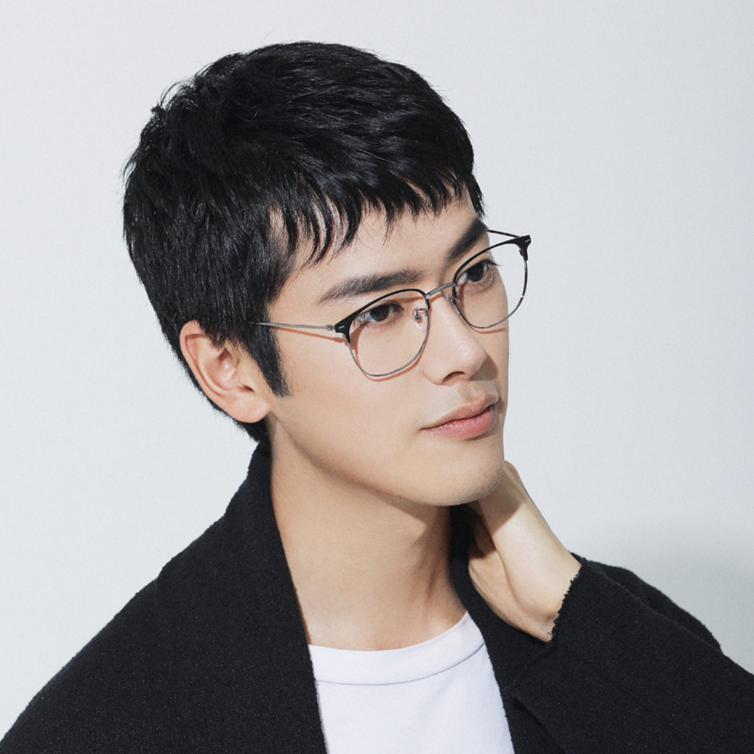 LICOV 하금테 변색렌즈 블루라이트차단 UV차단 가벼운 안경 (남녀공용) 이미지 6