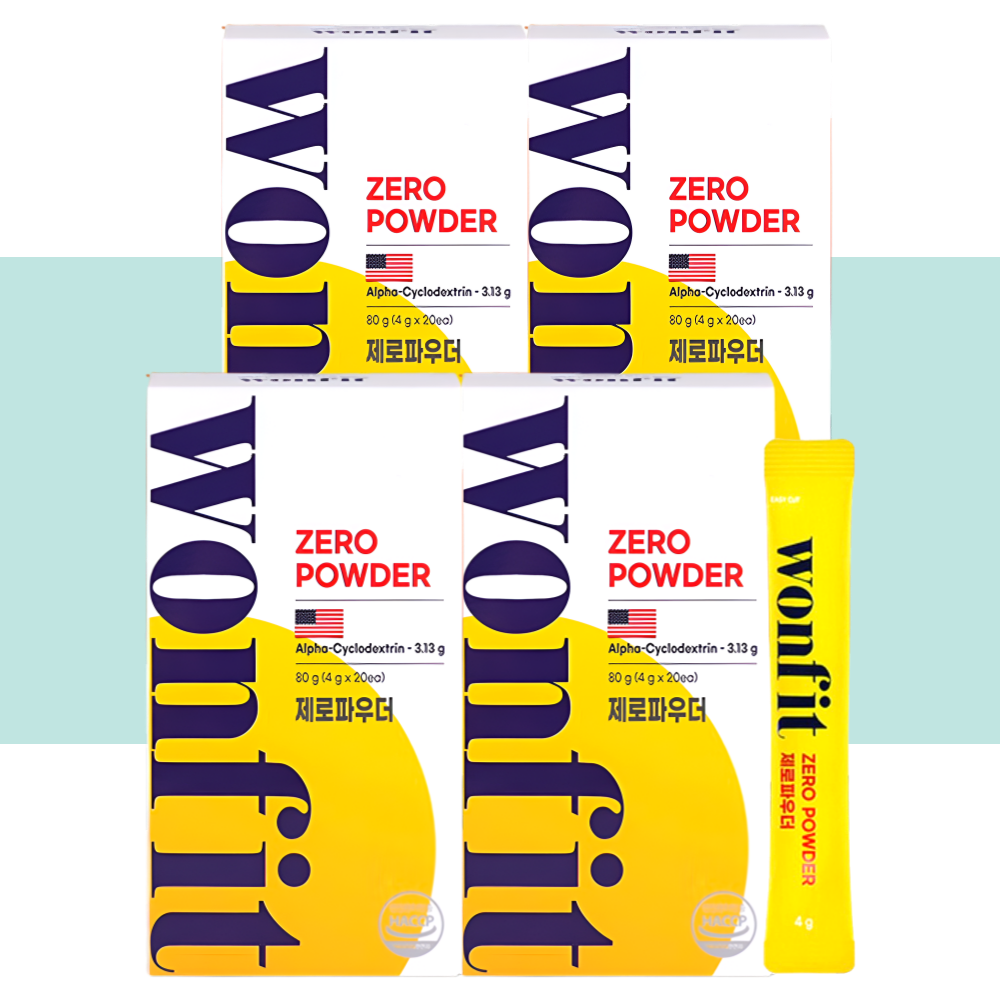 알파CD 원핏 알파시클로덱스트린 제로파우더 20포X4박스