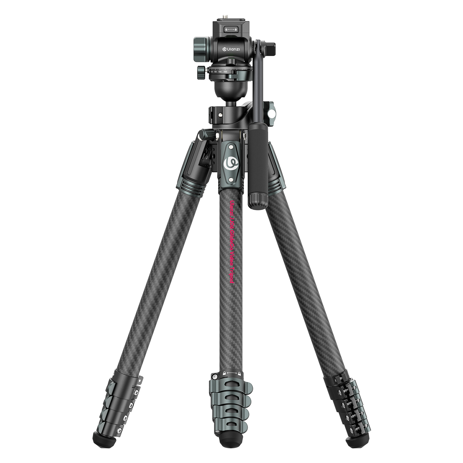 울란지 JJ06 Glide-Go 카본 볼헤드 삼각대 F38 호환 플레이트 최대184cm - 상세 이미지 3
