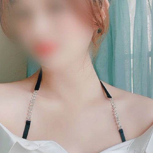 큐빅 패션 브라끈 스트랩 홀터 넥 속옷 줄 브래지어 어깨끈 고정 악세사리 - 상세 이미지 2