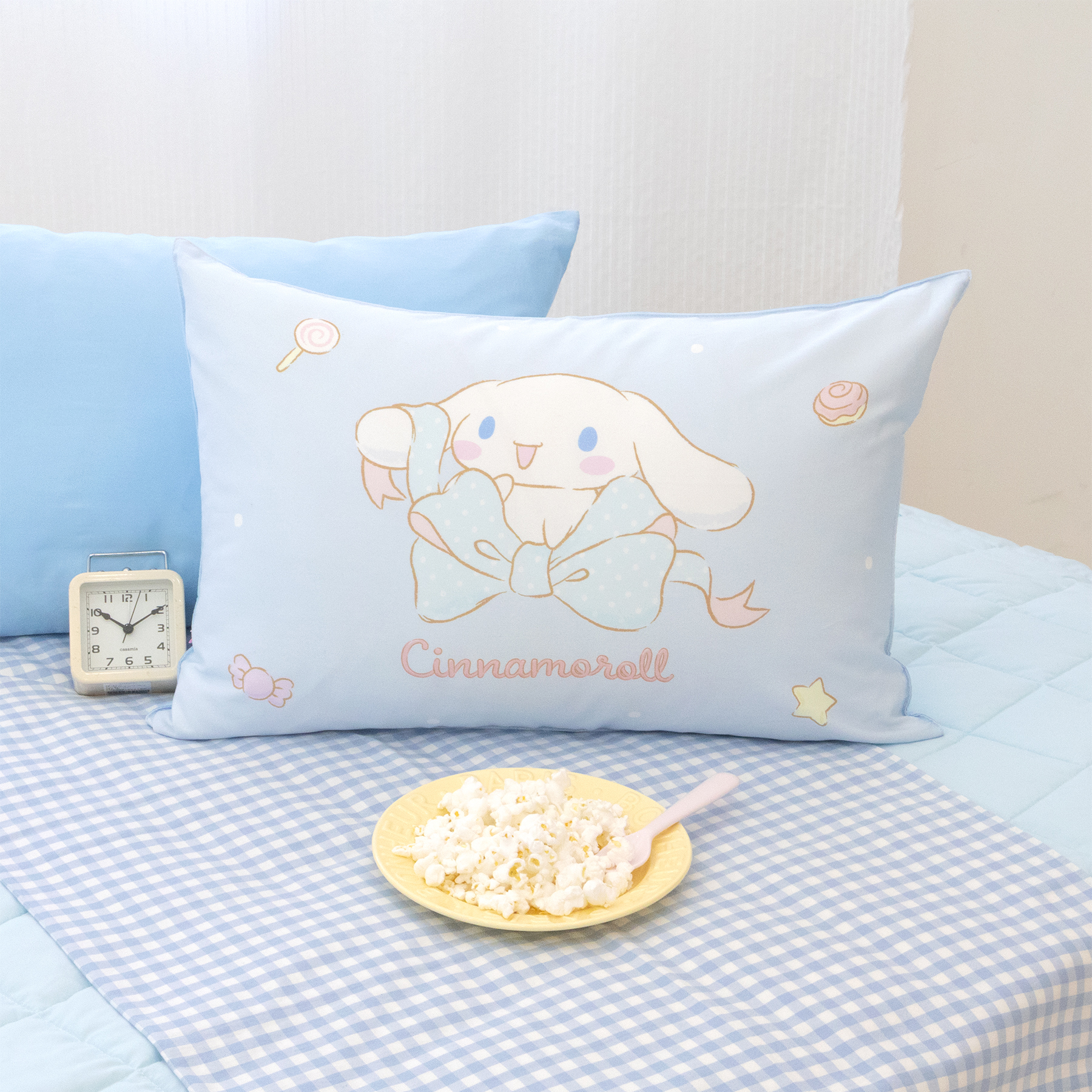 산리오 캐릭터즈 베개 빅리본 시나모롤, 60x40cm