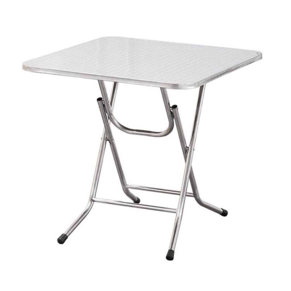 야장 테이블 편의점 포장마차 포차 접이식 스텐 야외 업소용 58cm 사각 테이블 - 상품 이미지