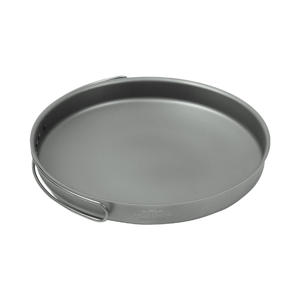 AMG 티타늄 3중 프라이팬 후라이팬 티탄 백패킹 23cm