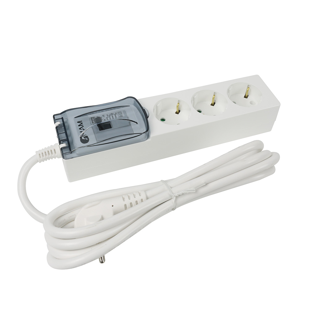 국산 아남 개별 스위치 납작멀티탭 3구 3m 납작플러그 멀티콘센트 3000W 16A 이미지 7
