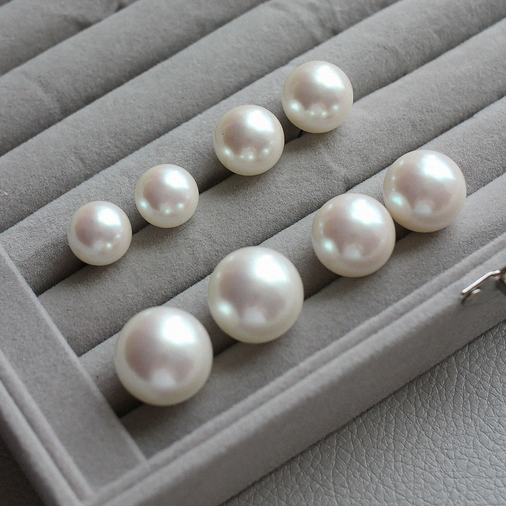 프리미엄 EF 왕진주 귀걸이 14mm 16mm 18mm 20mm 핵진주 볼드 국산