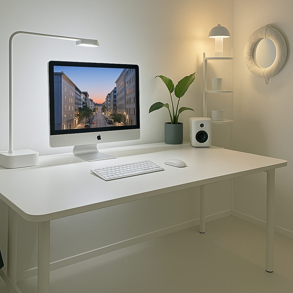 컴퓨터책상 2인용 1인용 이케아 게이밍 책상 조립식 노트북 ADILS 100x60