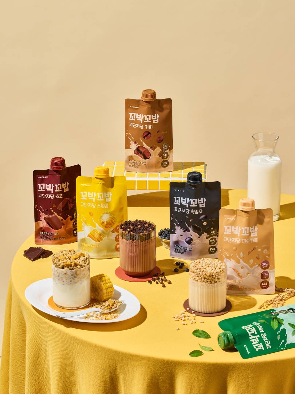 심으뜸 꼬박꼬밥 고단저당 단백질 쉐이크 1세트 말차, 40g, 7개 이미지 3