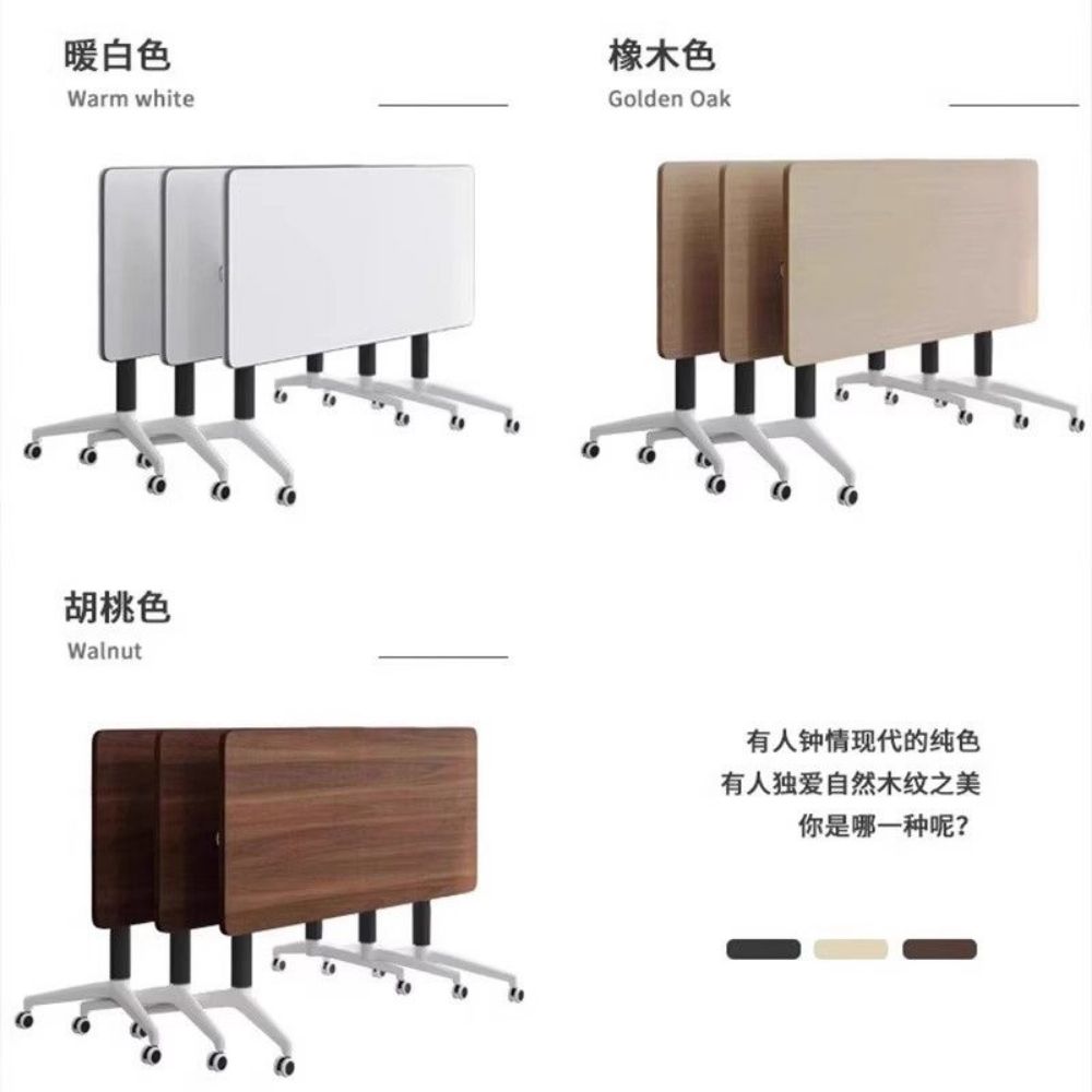 강의실 테이블 접이식 연수원 학원용 연수용 학교 책상 - 상세 이미지 2