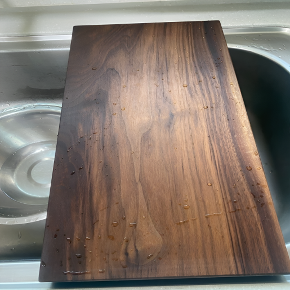 파블로 나무도마 원목 대형 플레이팅 46x28cm, 월넛 - 상세 이미지 4