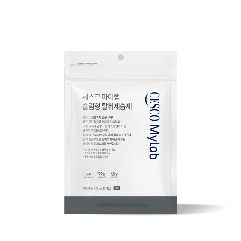 세스코 마이랩 슬림형 탈취제습제 (30g x 10개입)