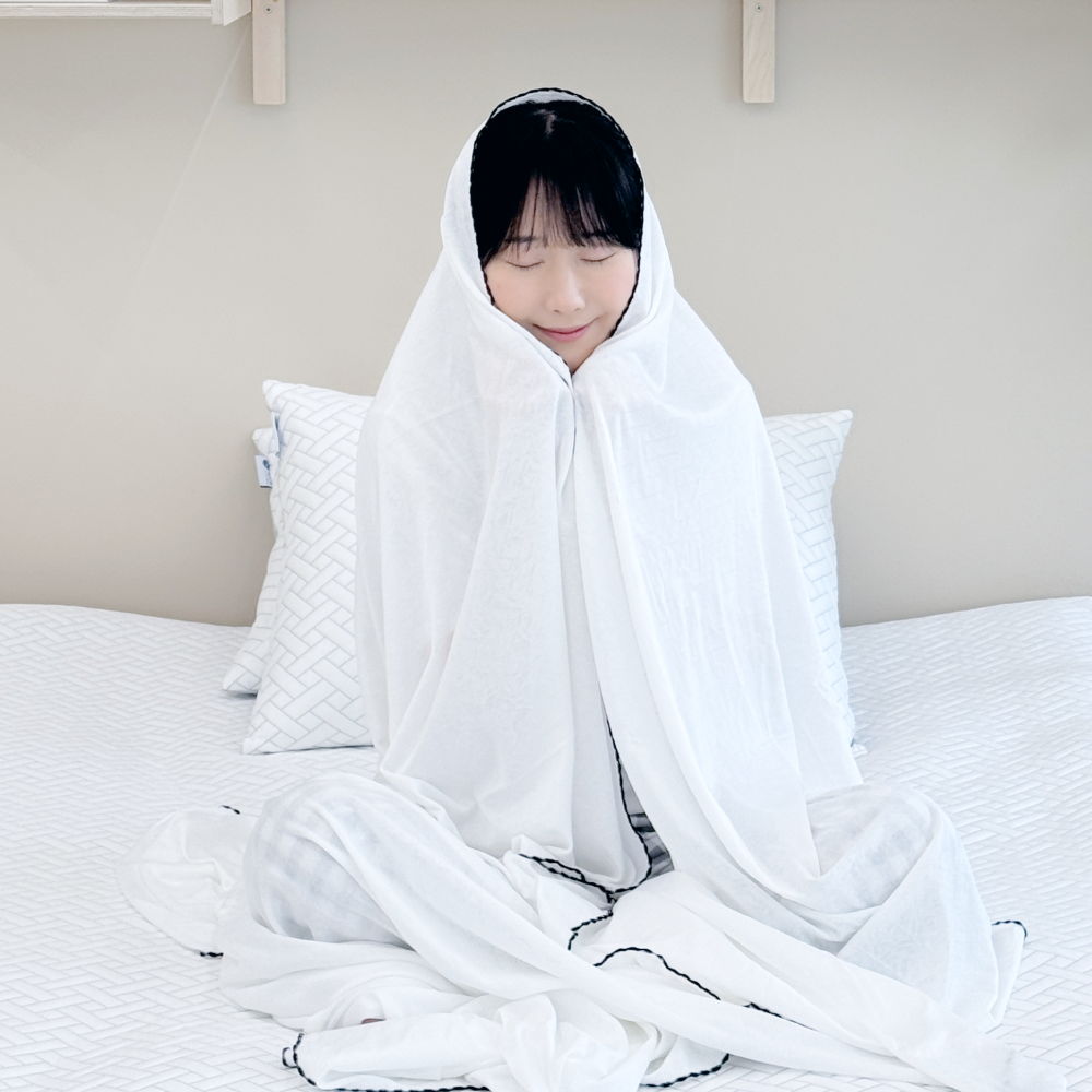 세트상품 에어리빙 국산 여름 냉감 이불 시원한 그래핀 듀오 쿨 냉감패드 SS 110X205 - 상세 이미지 4