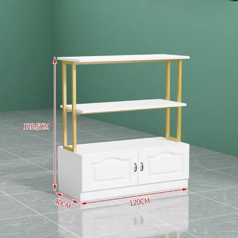 화장품 진열대 화장품보관함 립스틱 향수 뷰티 소품 정리 80x40x122.5cm 흰색 - 상세 이미지 5