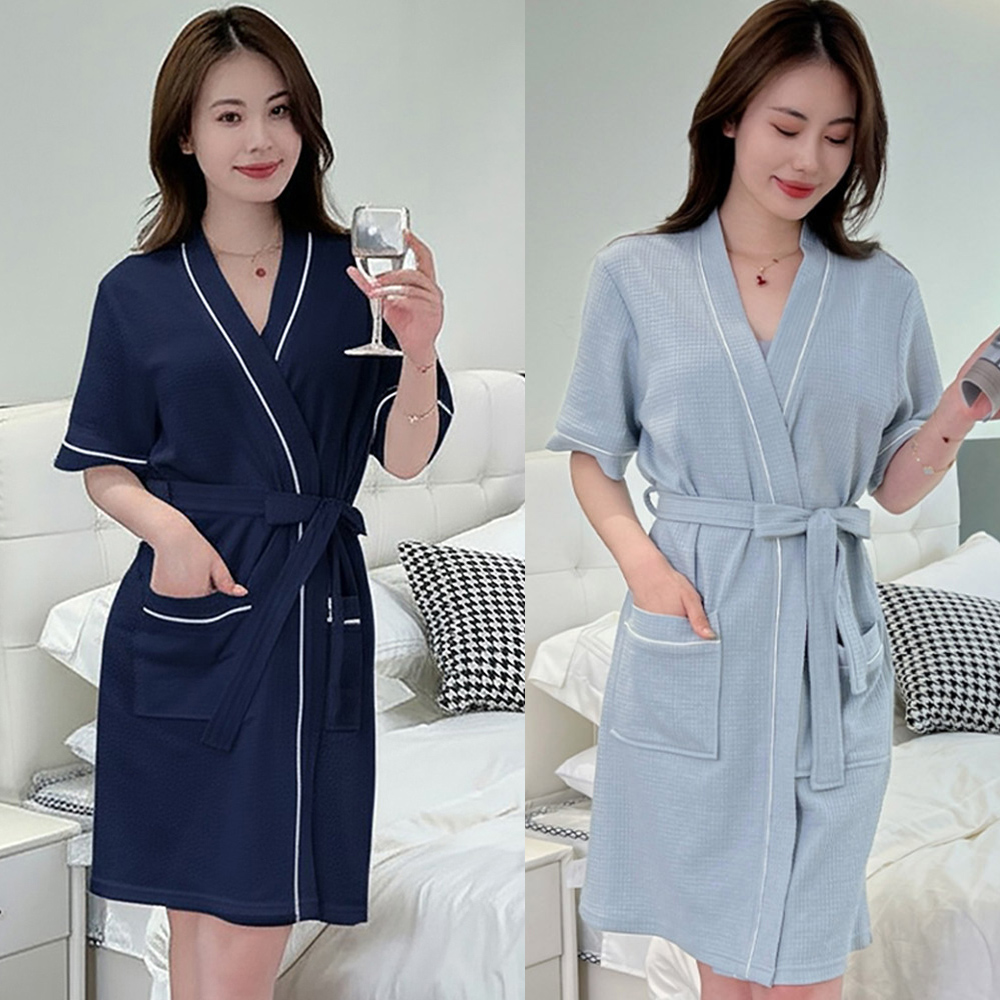 여름 골프샤워가운 반팔 샤워가운