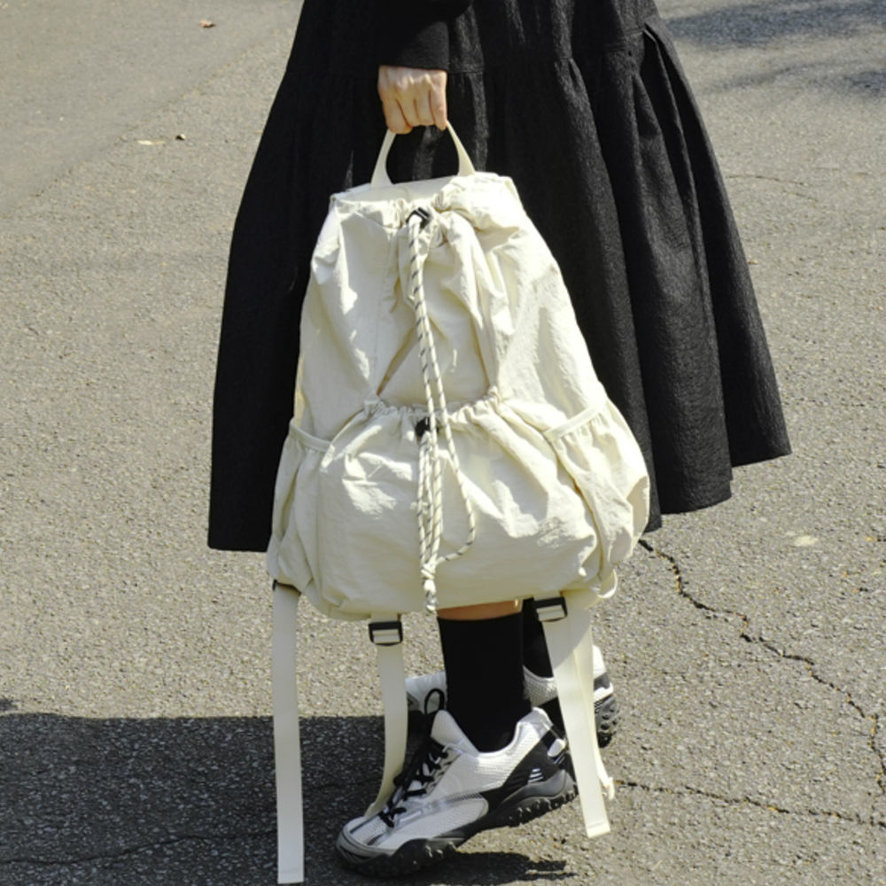 캐주얼 스트링 백팩 나일론 노트북 책가방 MOY588WA