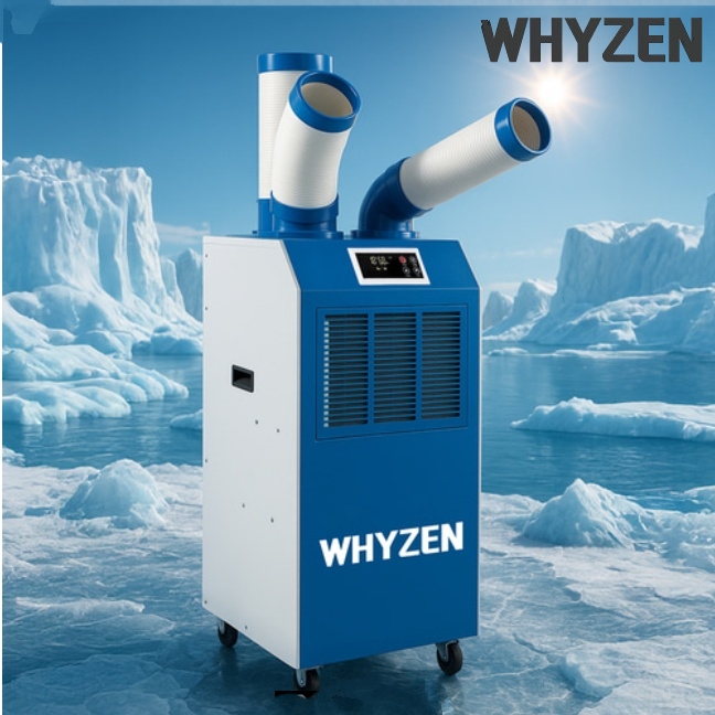 와이젠 업소용 2구 휴게실 공장용 야구장 산업용 이동식에어콘 YZEN-K4900 - 상세 이미지 3