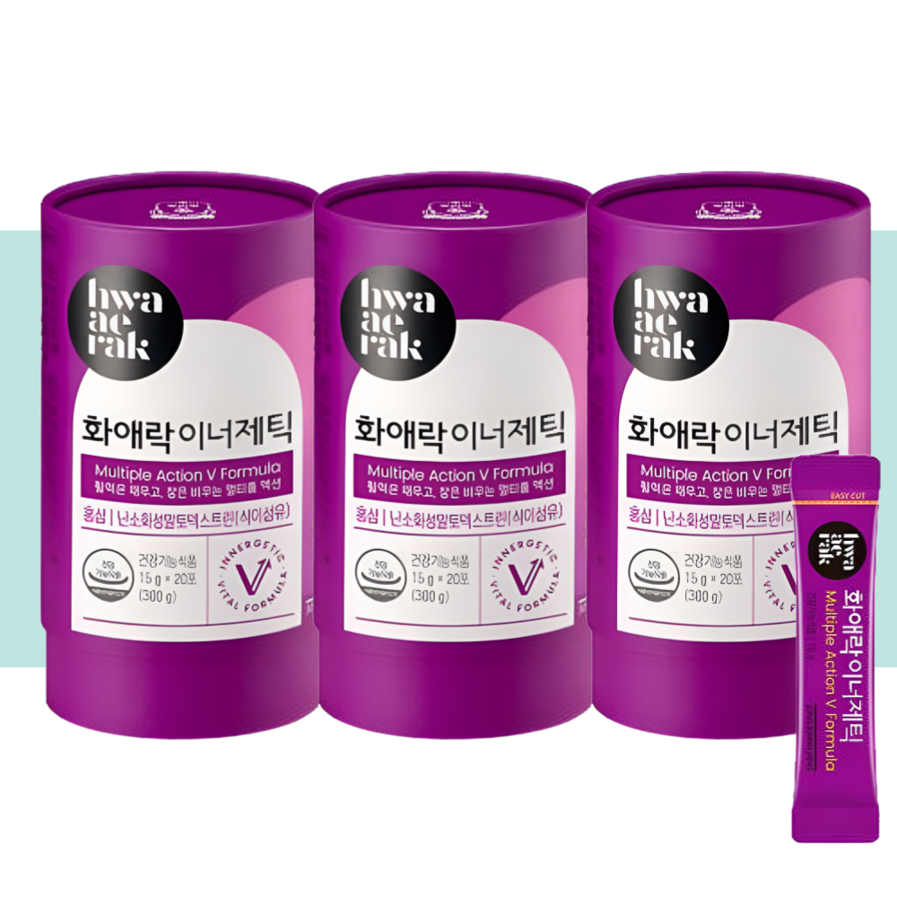 정관장 화애락 이너제틱 홍삼 젤리 20포X3박스