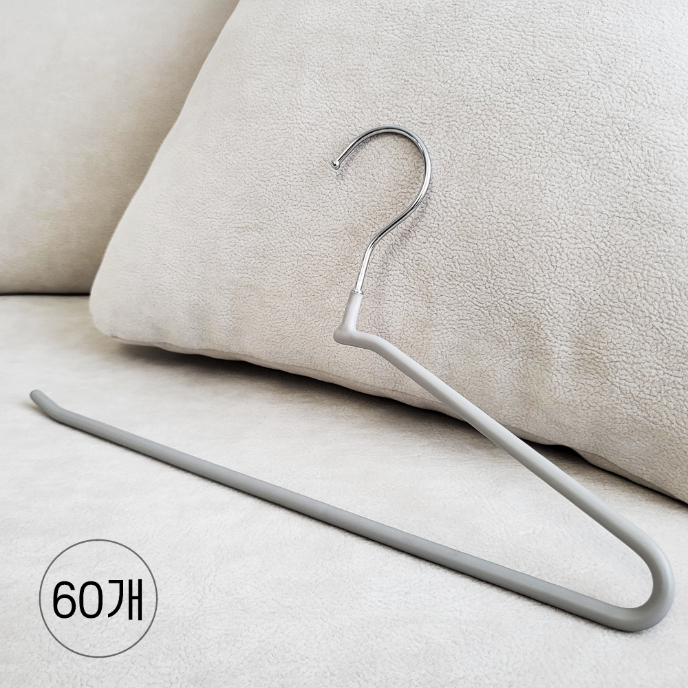 에이비박스 디자인등록 시그니쳐 마뜨 회전형 논슬립 바지걸이 치마걸이 그레이, 60개