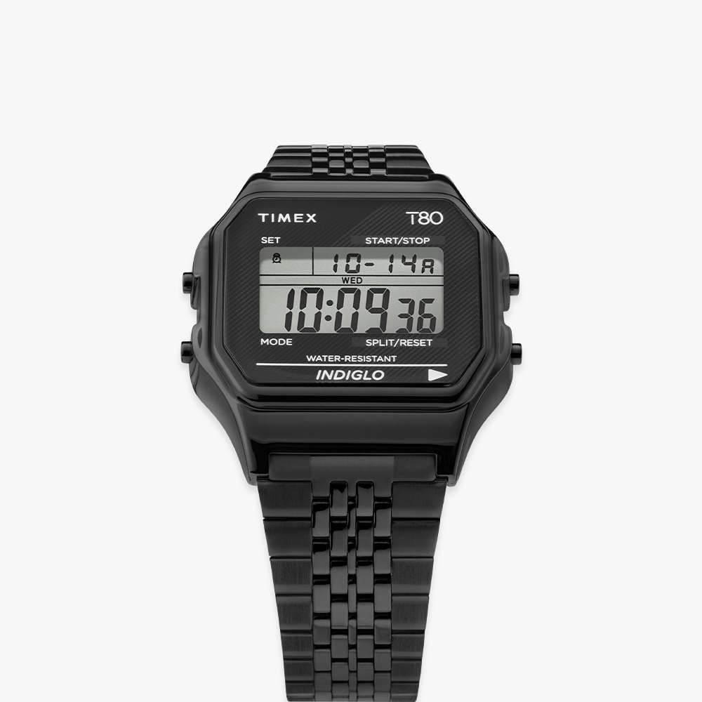 타이맥스 T80 올블랙 메탈스트랩 전자시계 34mm TW2R79400 - 상세 이미지 5