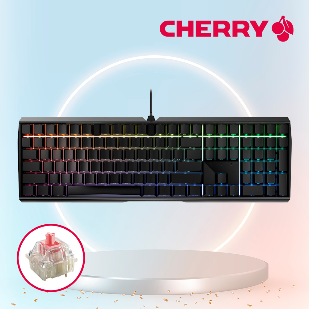 [국내정발] 체리 MX BOARD 3.0S MX2A RGB 기계식 유선 키보드 블랙 저소음적축 - 상품 이미지
