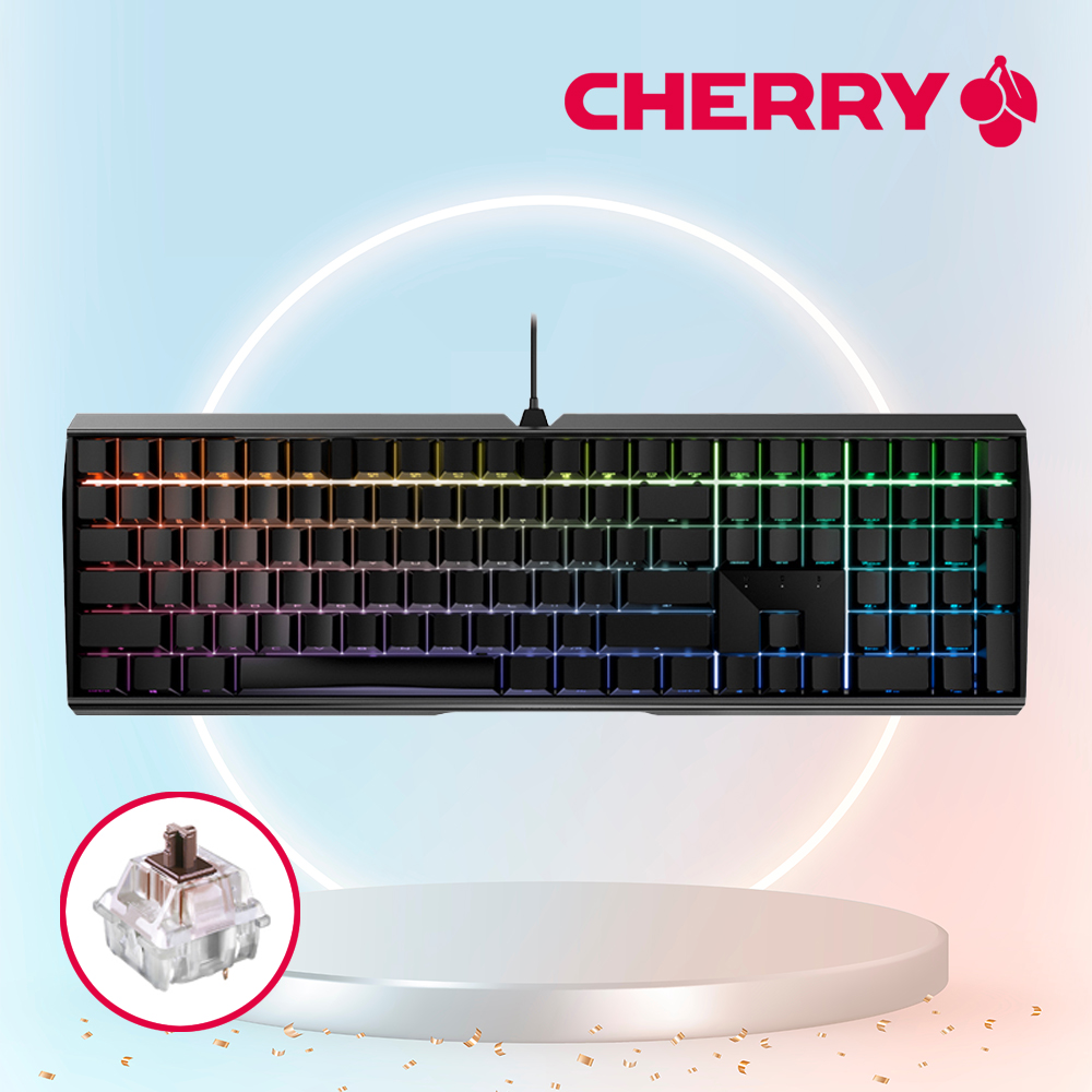 [국내정발] 체리 MX BOARD 3.0S MX2A RGB 기계식 유선 키보드 블랙 갈축 - 상품 이미지