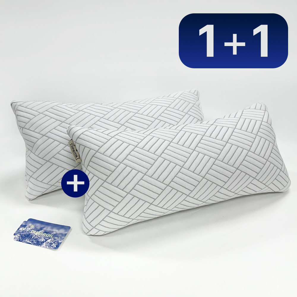 집앤콕 메밀 경추베개 목디스크 일자목 낮잠 거북목 베개 1+1