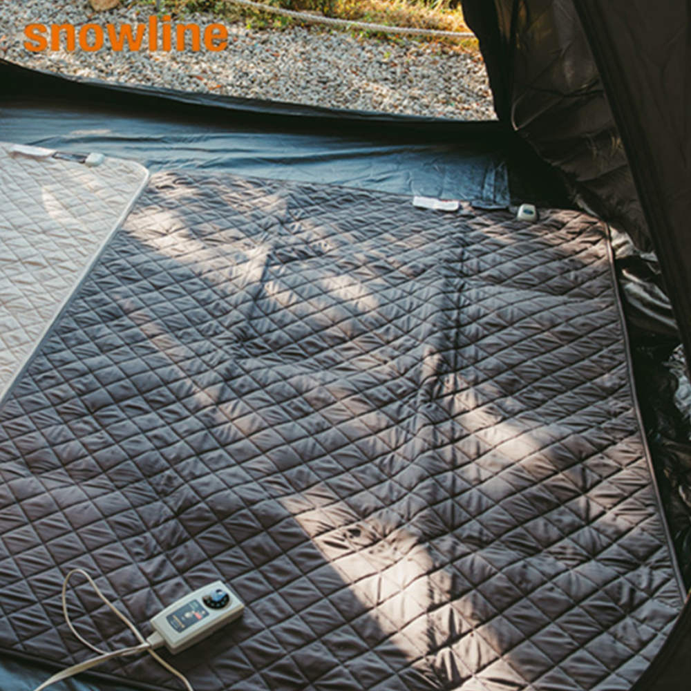 스노우라인 캠핑 전기장판 전기매트 전기요 수납가방 포함 가정용 더블 탄소 난연 열선
