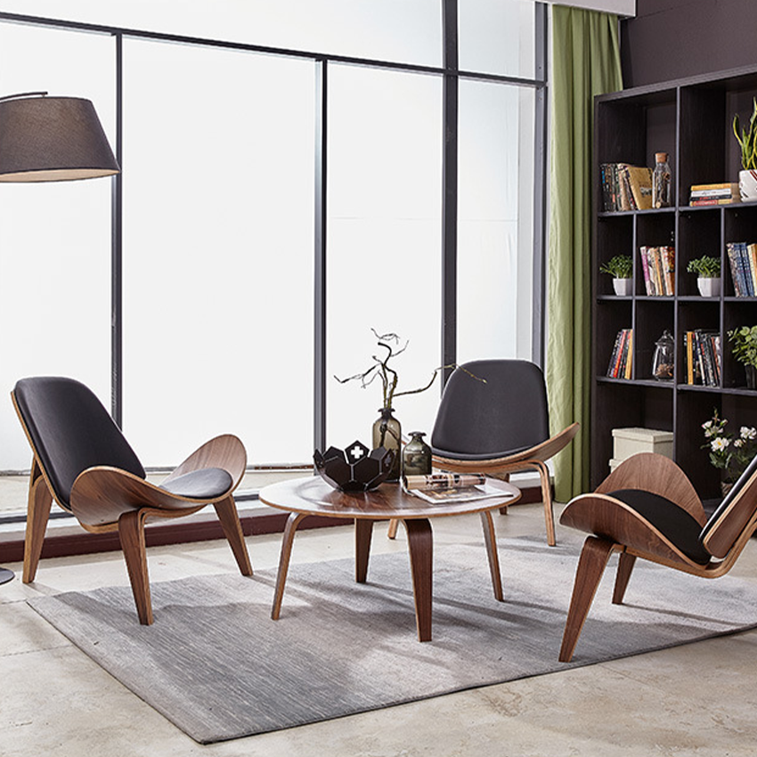 CH07 쉘 인테리어 원목 디자인 체어 CH07 Shell Chair - 상세 이미지 2