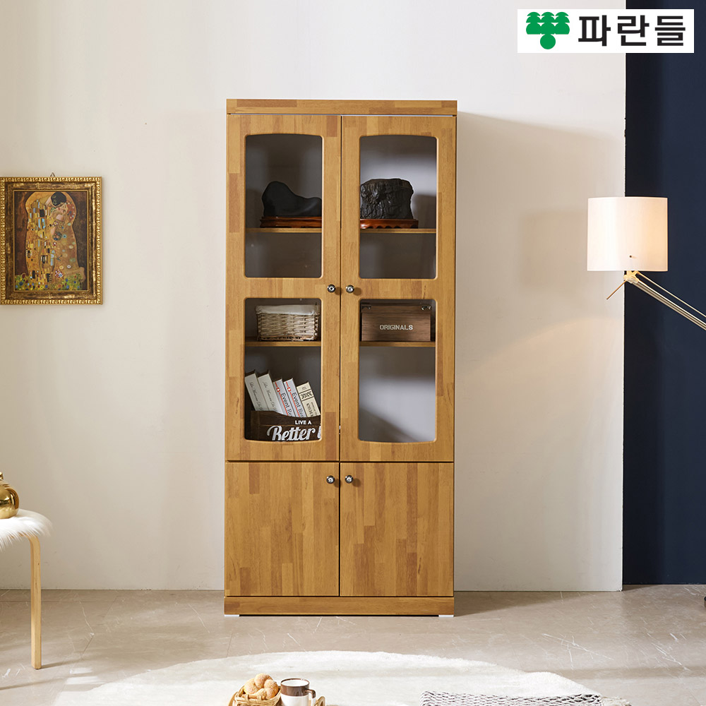 파란들가구 1800 양문유리 수납장식장 거실장식장 주방수납장 - 상세 이미지 3