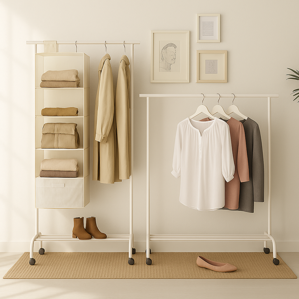 시스템행거 이케아 행거 스탠드 옷걸이 드레스룸 철제 선반 조립식 MIGGA