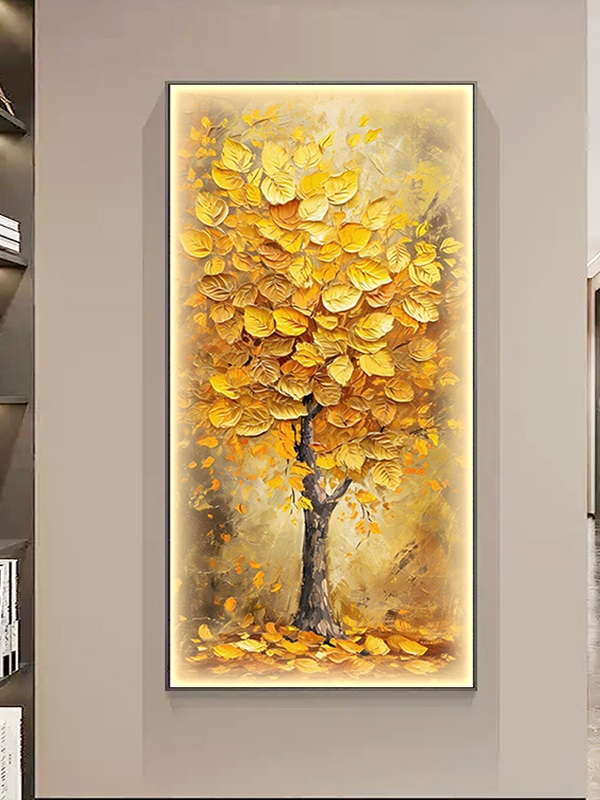 금나무 황금나무 액자 인테리어 그림 고급 거실 벽장식 - 상세 이미지 2