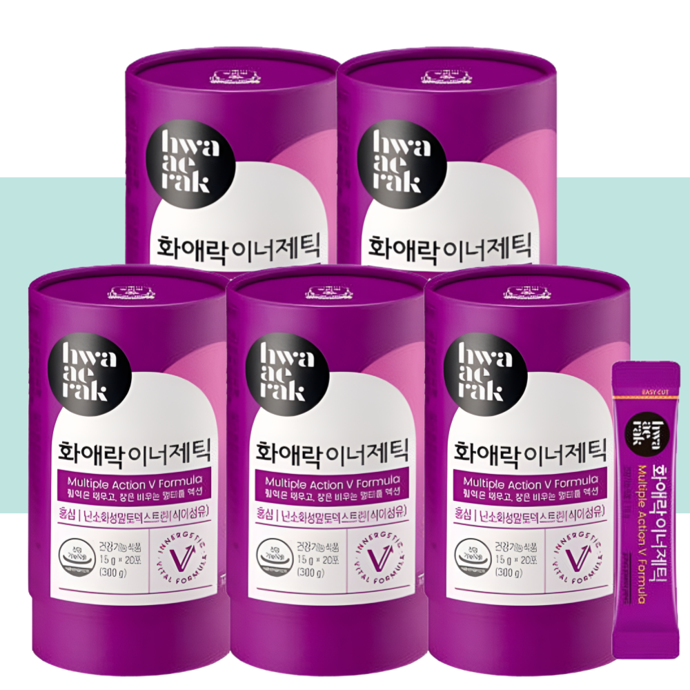 정관장 화애락 이너제틱 홍삼 젤리 20포X5박스