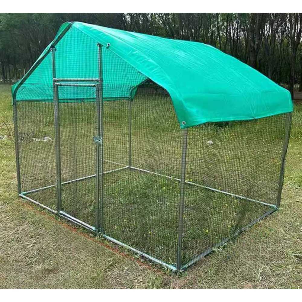 모듈형 닭 사육장 병아리 양계장 울타리 메쉬 케이지 1.5x2x1.7m - 상품 이미지