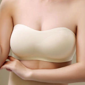 웨딩브라 앞후크브라 오프숄더 새가슴 자세 한복 스트랩리스 볼륨 끈없는 튜... 착용 후기 | 사이즈/핏 총정리 - 상품 이미지 1