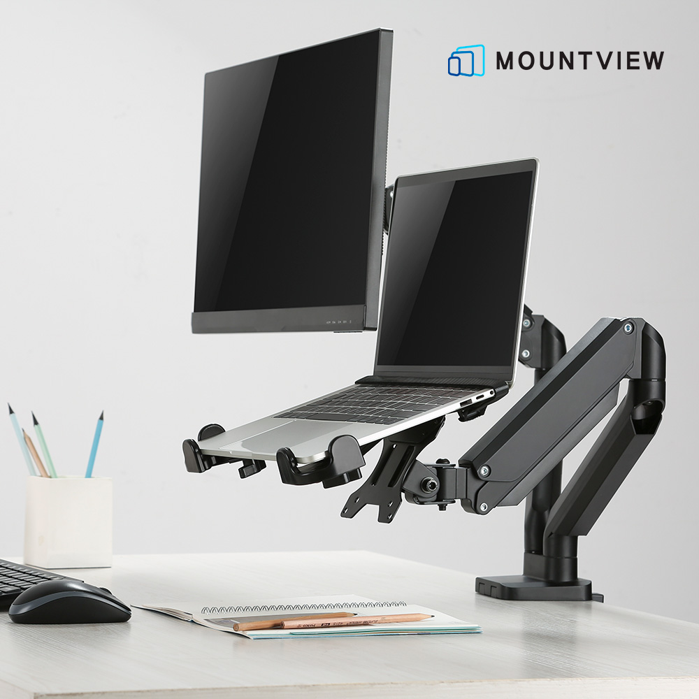 마운트뷰 MV-N1 노트북 암 거치대 모니터암 포터블 휴대용 모니터