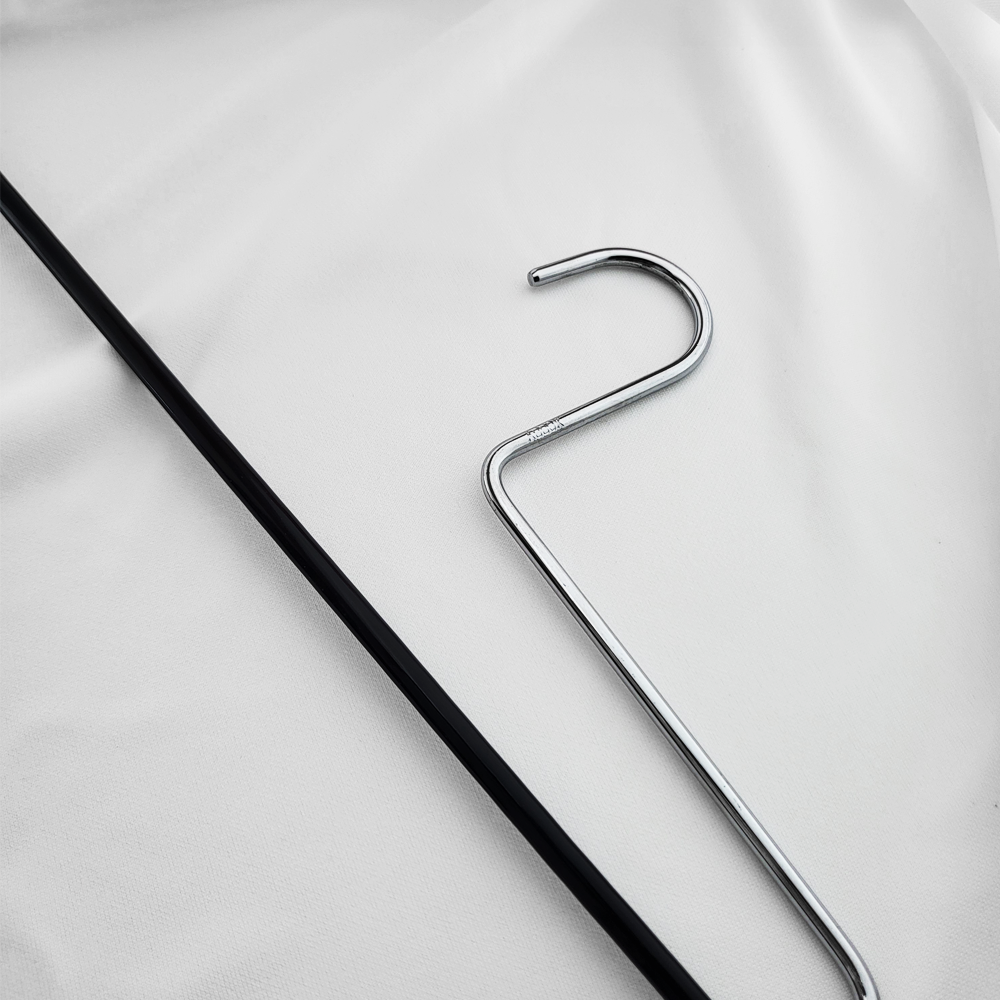 [단독] 에이비박스 프리미엄 글로시 고정형 논슬립 바지걸이 치마걸이 블랙, 30개