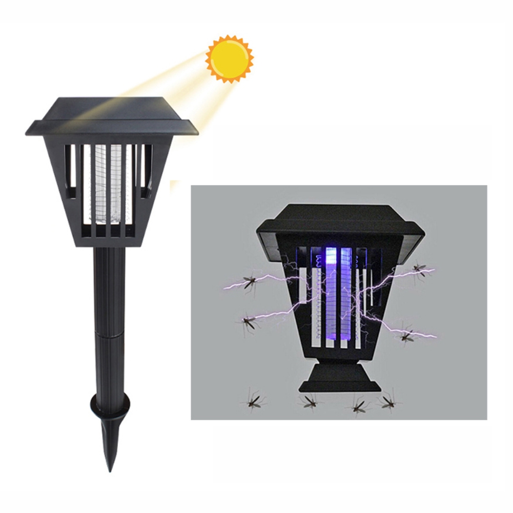 LED 태양광 충전식 모기 해충 퇴치기 야외 정원등 겸용 DJD77 - 상세 이미지 2