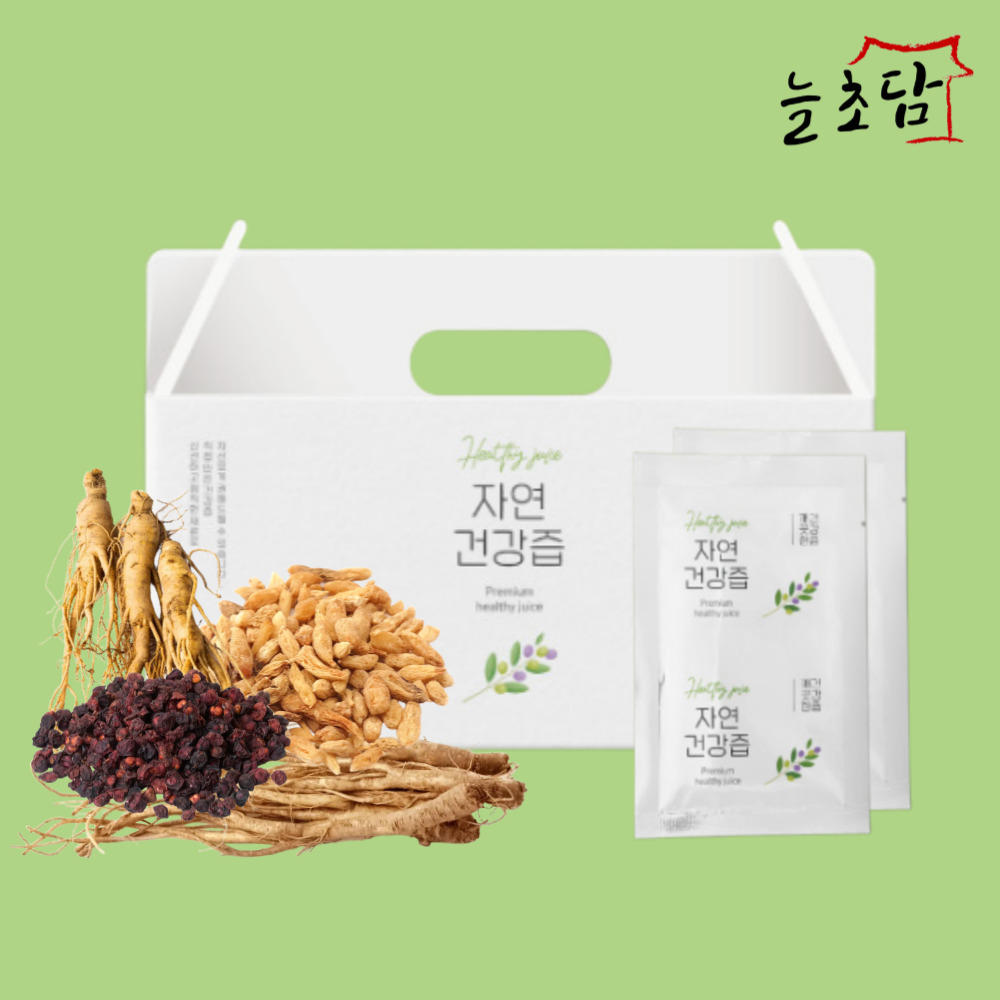 늘초담 국내산 황기 생맥산 90ml 30포 황기즙 생맥산차 맥문동 오미자 인삼 진액 - 상품 이미지
