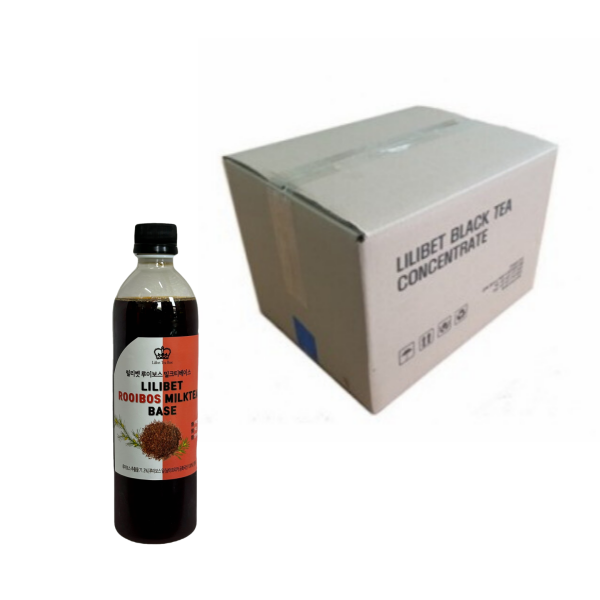 릴리벳 루이보스 밀크티 베이스 원액 550g 대량구매 20병 - 상품 이미지
