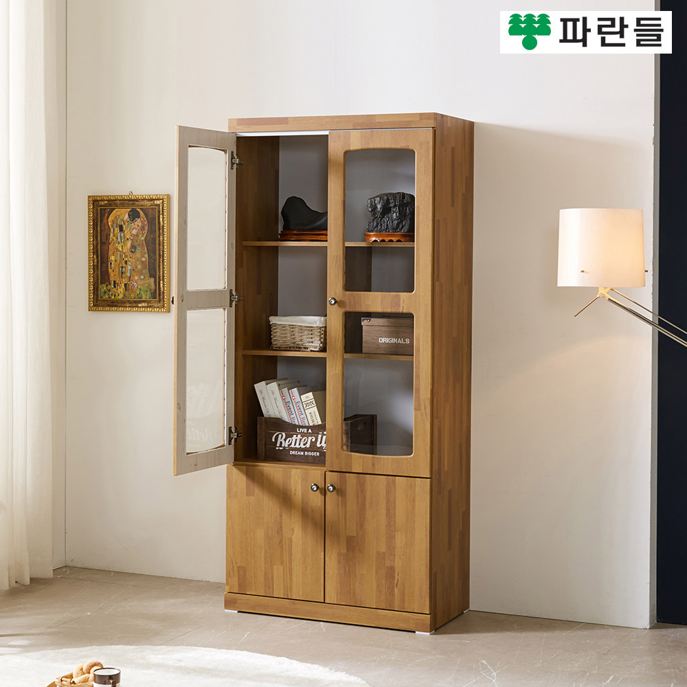 파란들가구 1800 양문유리 수납장식장 거실장식장 주방수납장 - 상세 이미지 4