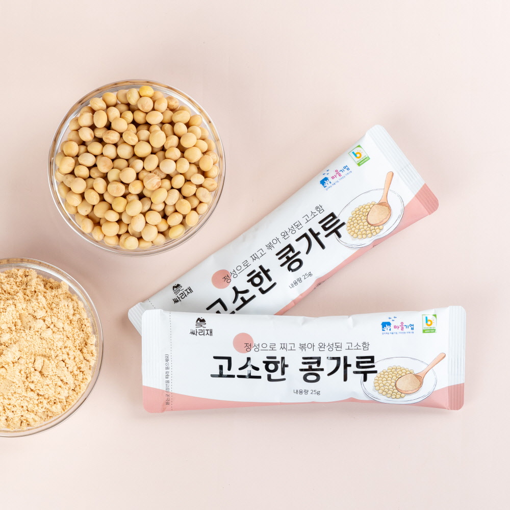 싸리재 볶음 인절미가루 콩물가루 콩국수 팥빙수 국산 볶은 고소한 콩가루 500g, 1개 - 상세 이미지 5