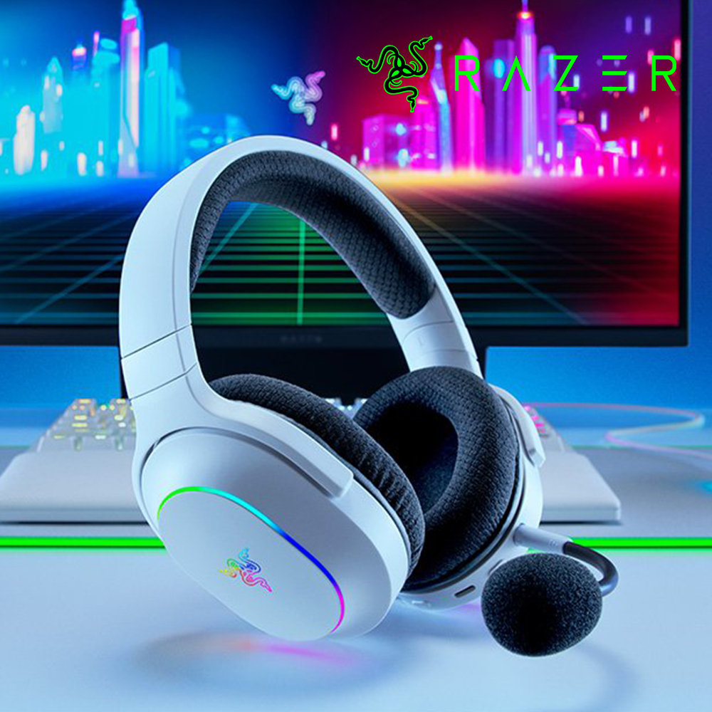 [국내정발] 레이저 바라쿠다 X 크로마 무선헤드셋 화이트