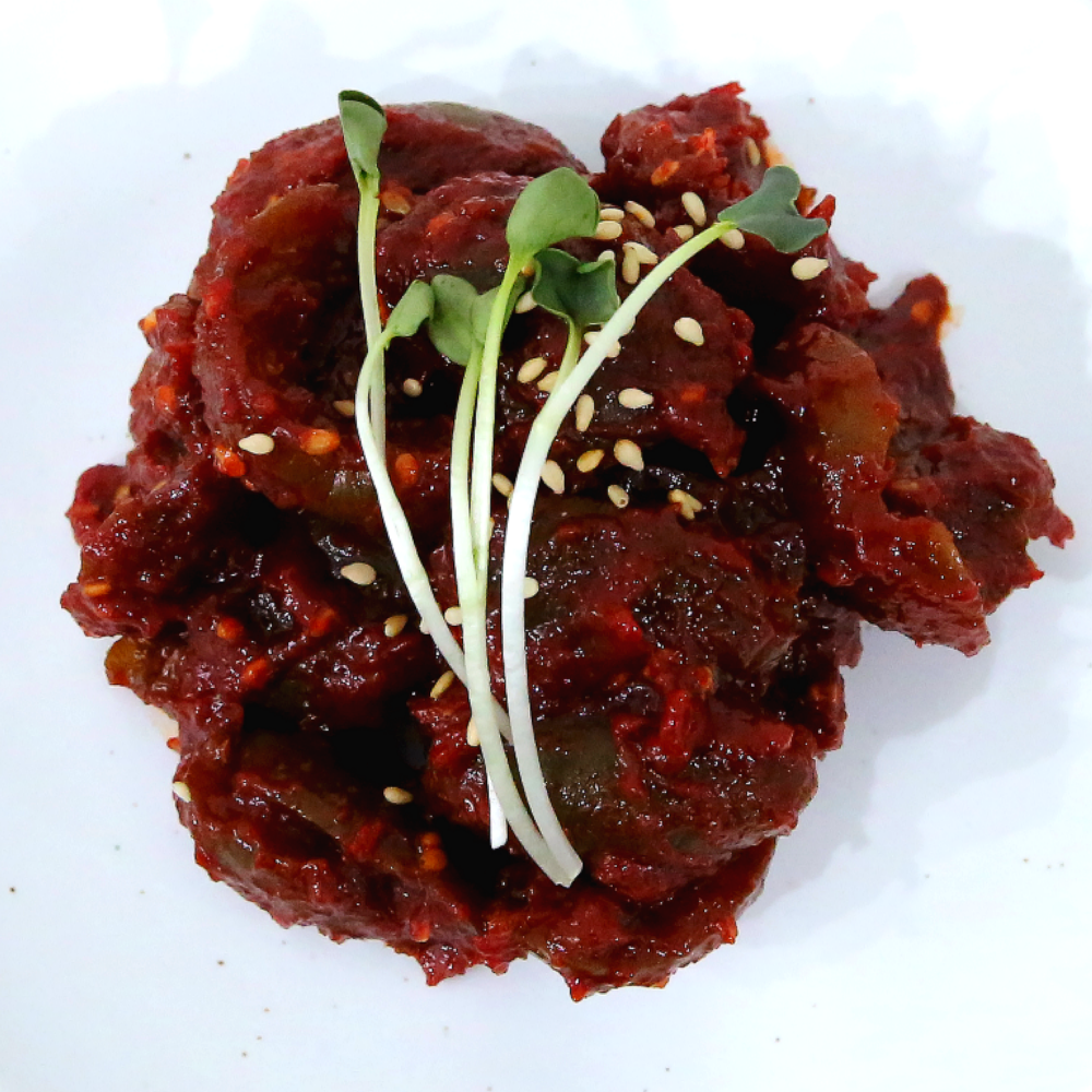 고추장 매실장아찌 짱아치 대용량 가정용 업소용 양념 반찬 도매 가게 식당 2kg, 1개 - 상품 이미지