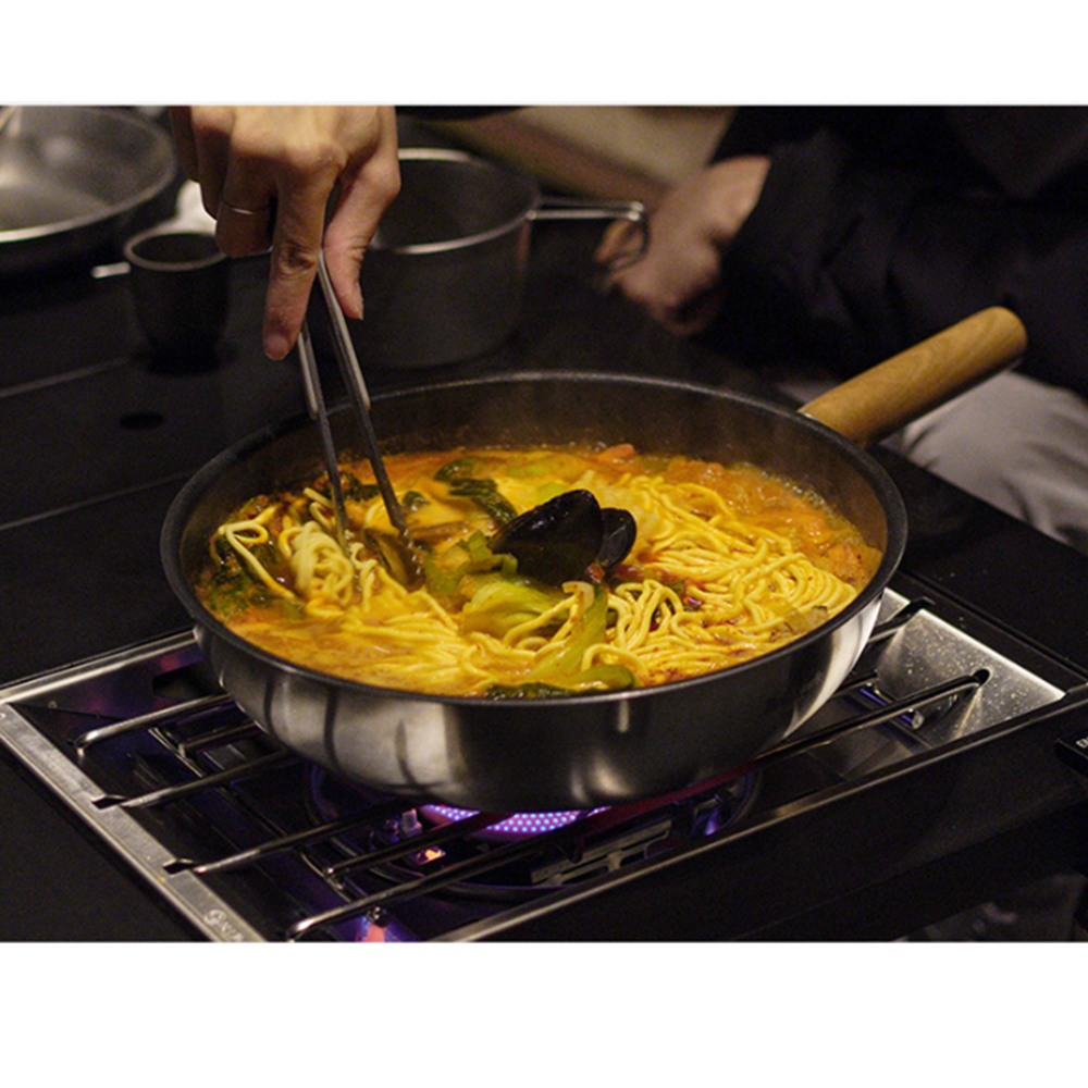 벨락 코팅 궁중팬 26cm 캠핑 프라이팬 웍