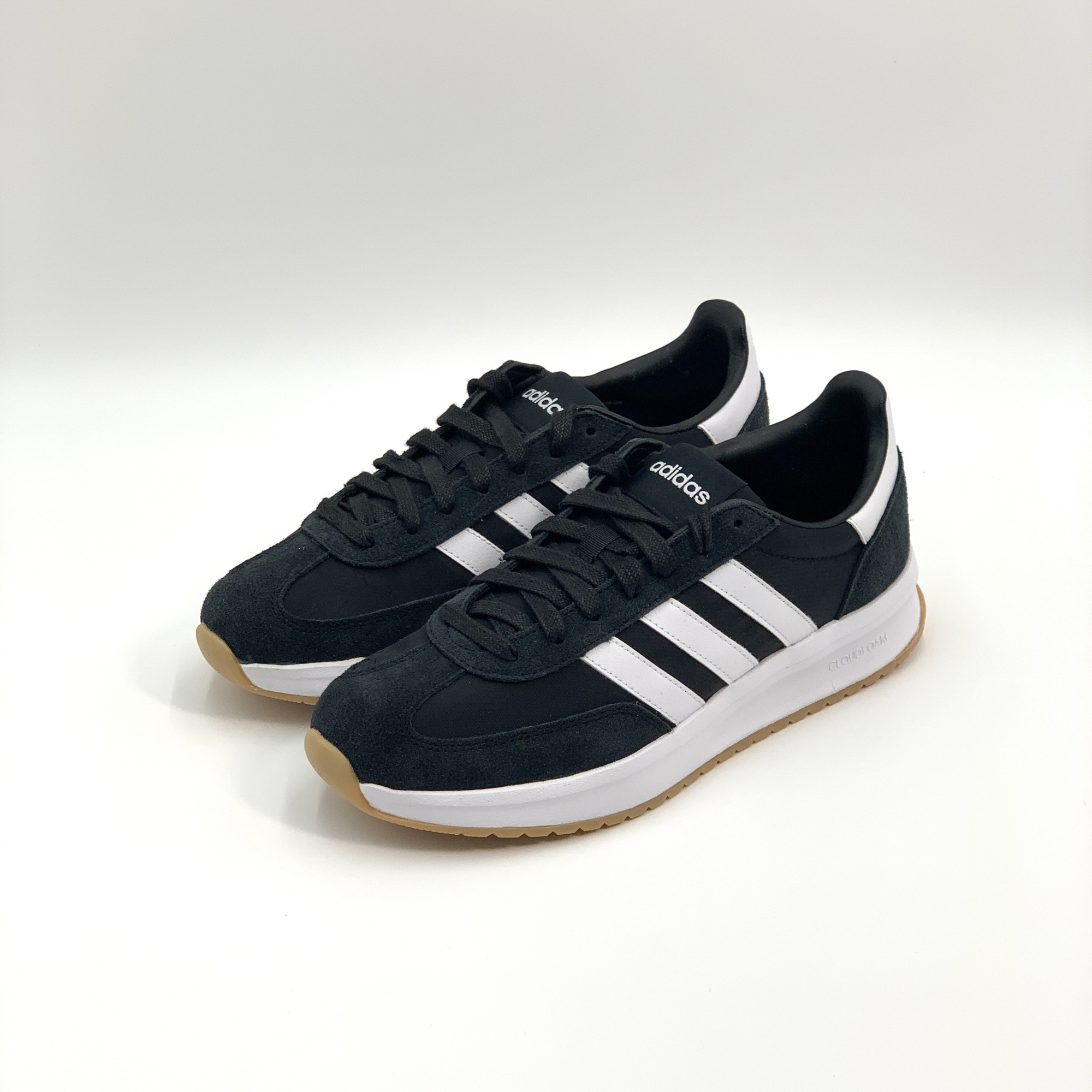 [국내매장판] 아디다스 남여공용 런닝화 데일리 슈즈 커플 중고등학생 RUN 운동화 블랙화이트(런70S), M280