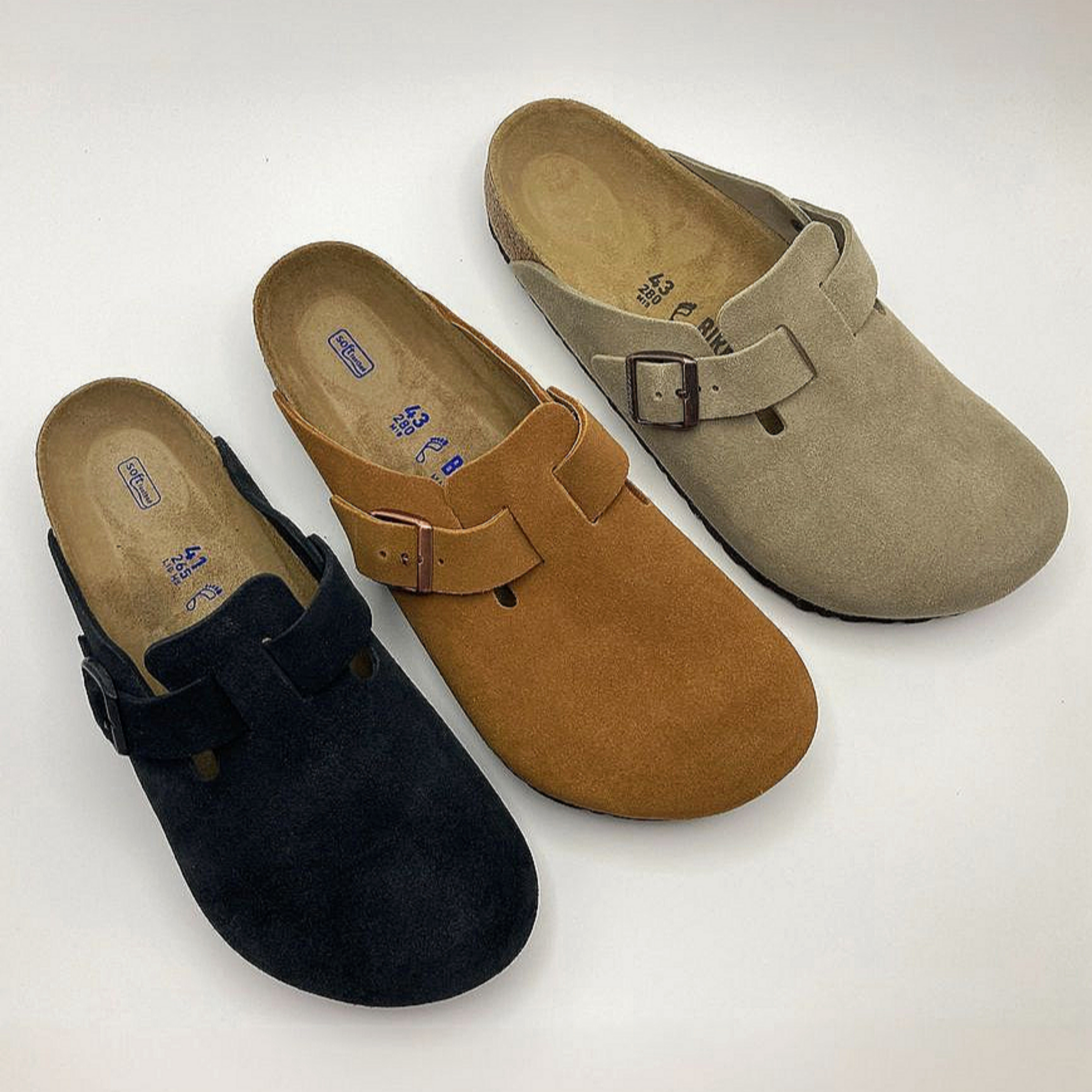 버켄스탁 보스턴 타우페 샌들 BIRKENSTOCK 보스톤 버켄 남자 블랙 밍크