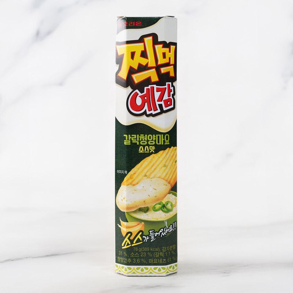 메가마트 오리온 찍먹예감 갈릭청양 마요소스맛 76G - 상품 이미지