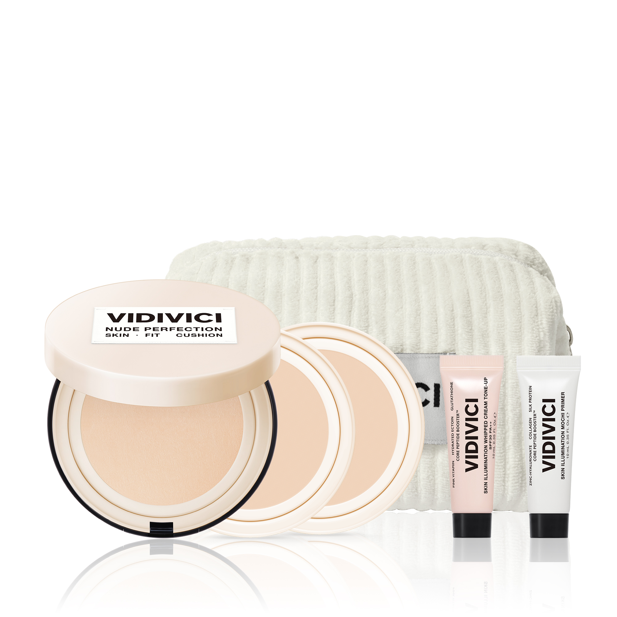 [비디비치] 누드 퍼펙션 스킨 핏 쿠션 세트 (본품15g + 리필 2EA 15g) SPF 50+ PA++++ - 상세 이미지 2
